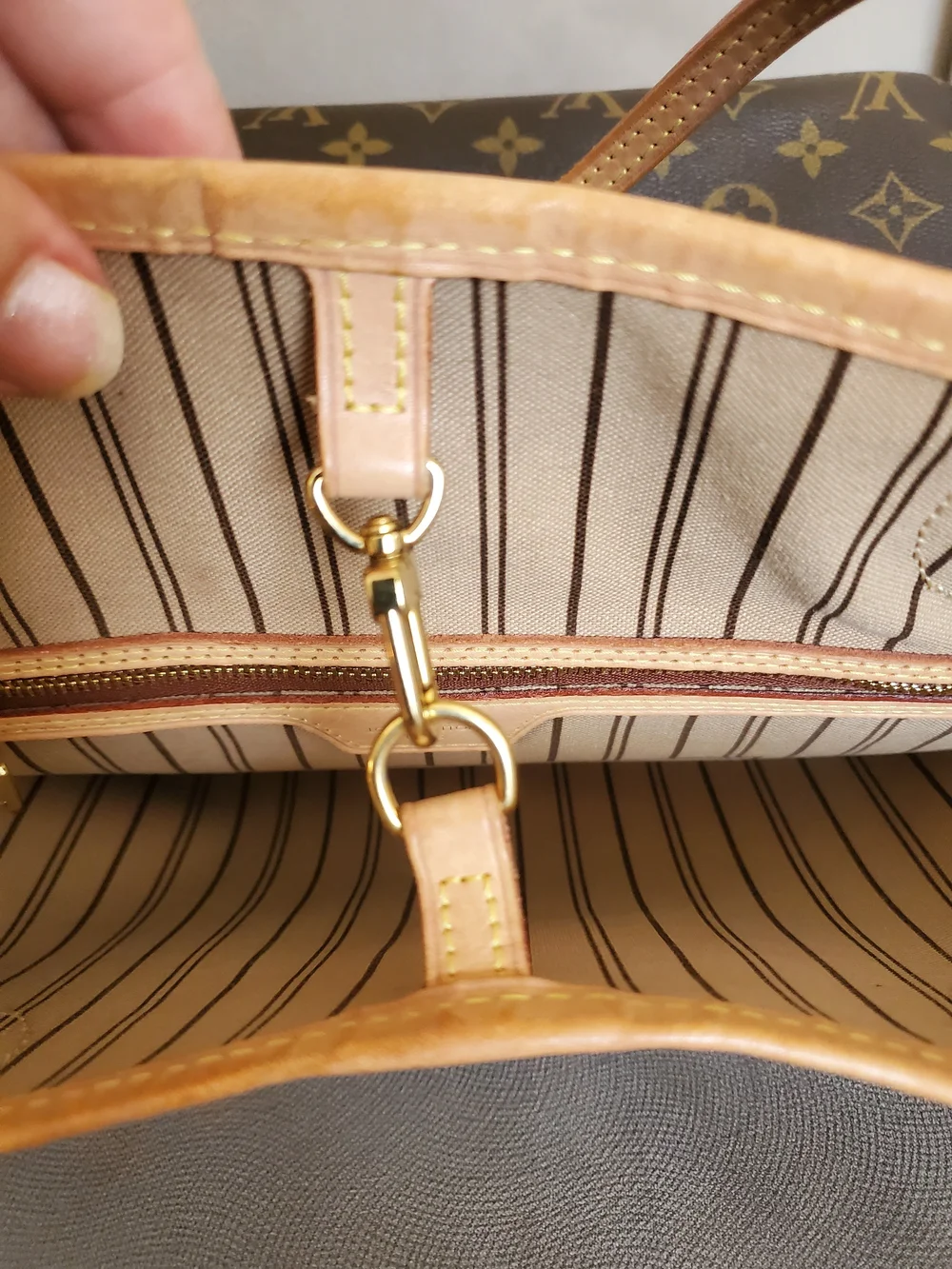 Louis Vuitton Monogram Canvas Brown Tote Bag